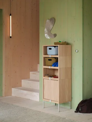 Stacked 2.0 kast open - groot - eiken - Muuto