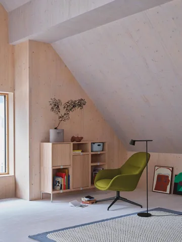Stacked 2.0 kast open - groot - eiken - Muuto