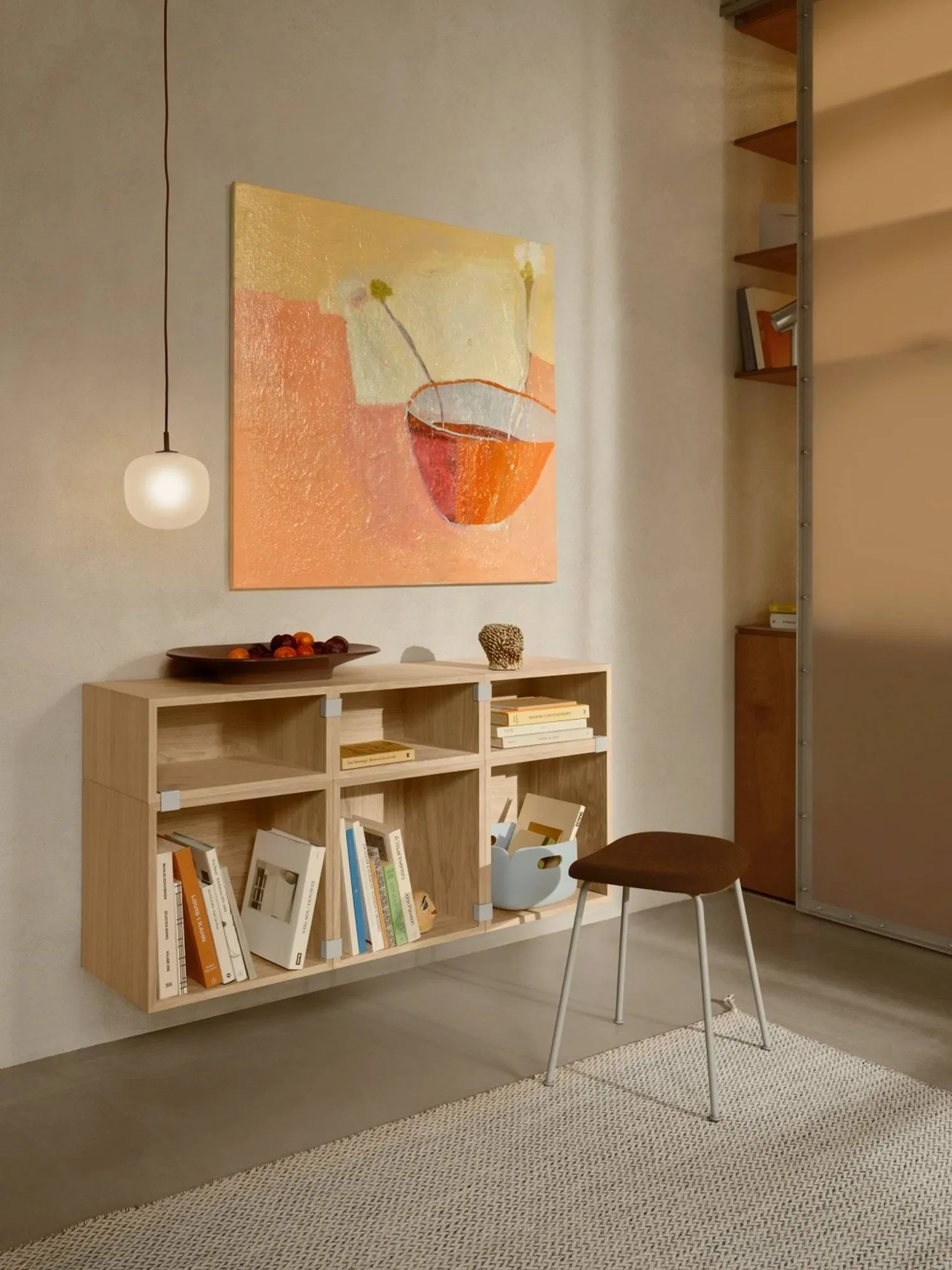 Stacked 2.0 kast open - groot, eiken Muuto