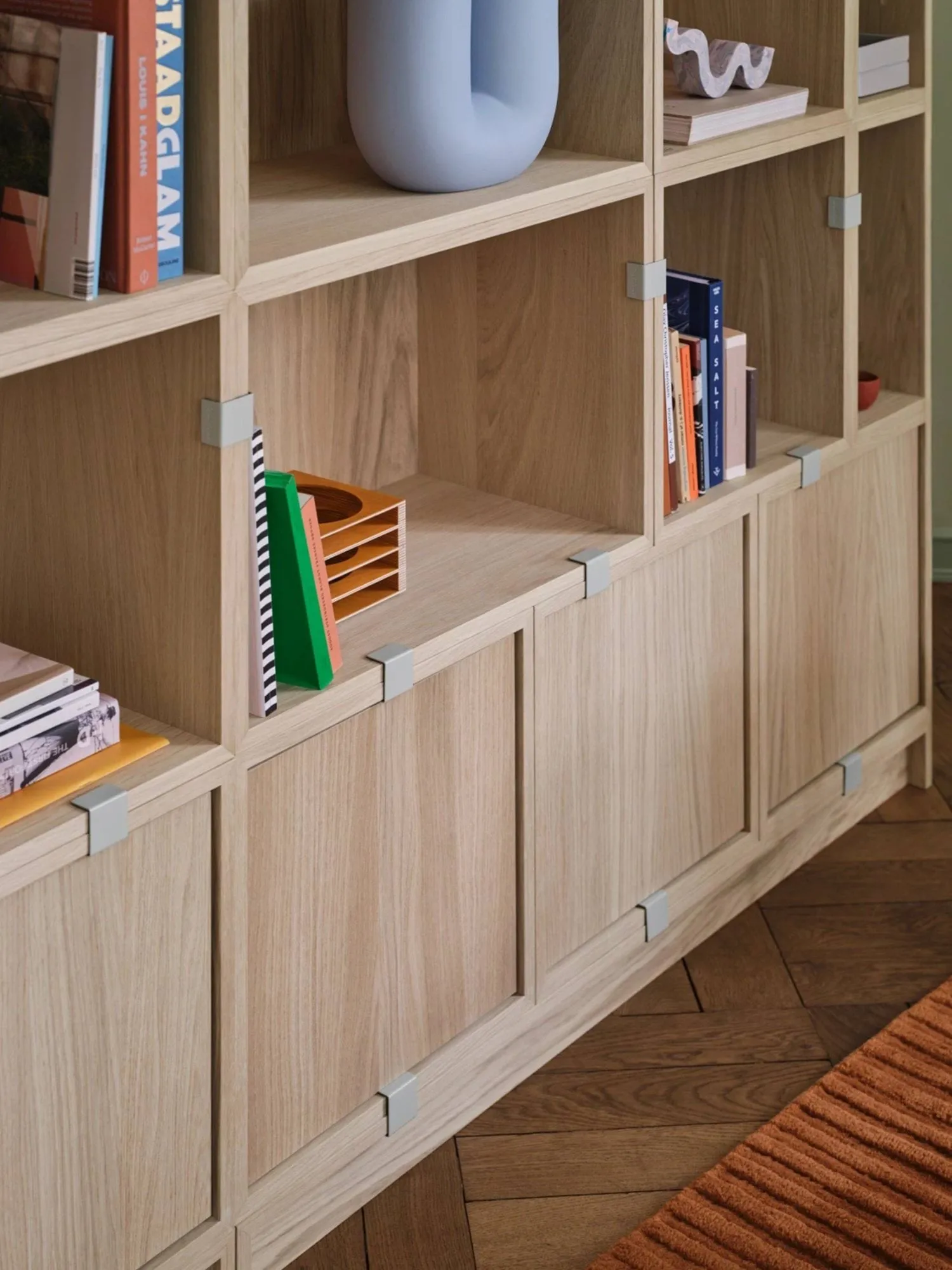 Stacked 2.0 kast open - klein, eiken Muuto