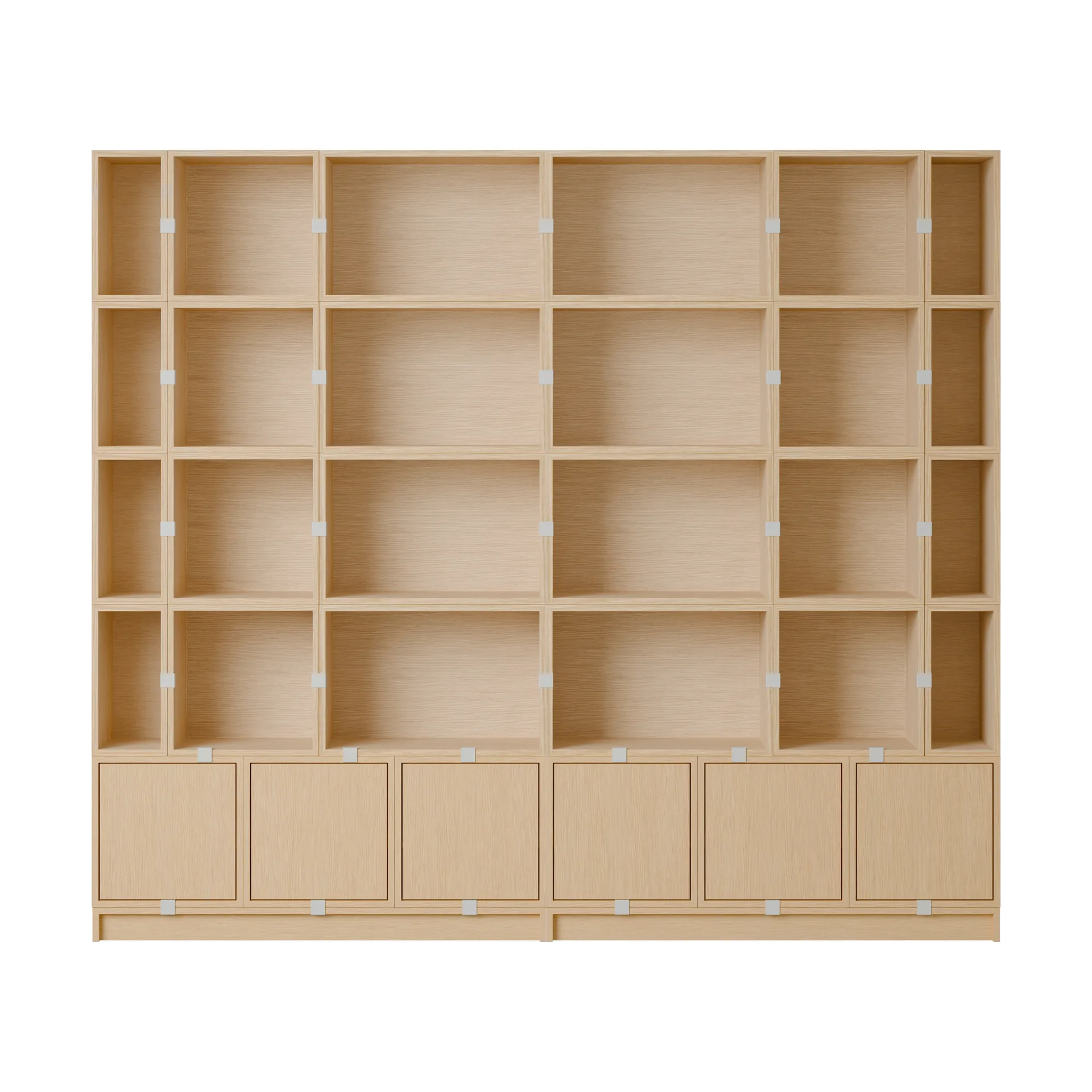 Stacked opbergsysteem boekenkast configuratie 1, Oak Muuto