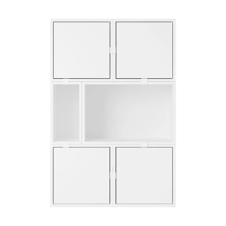 Stacked opbergsysteem dressoir configuratie 4 - Wit - Muuto