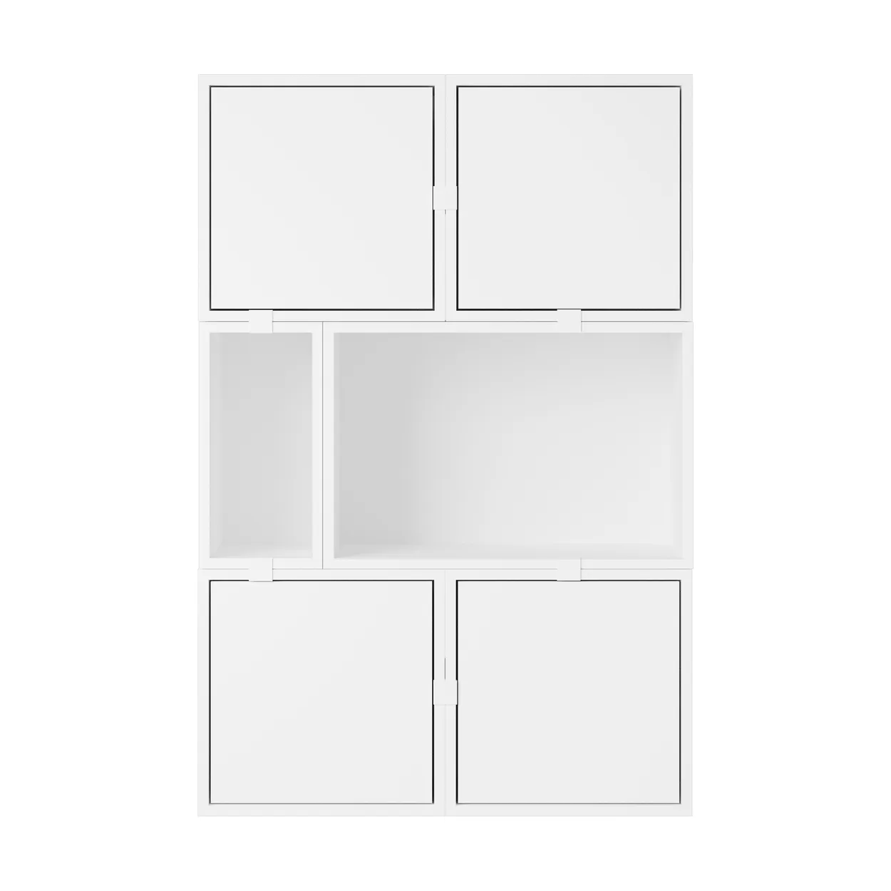 Muuto Stacked opbergsysteem dressoir configuratie 4 Wit