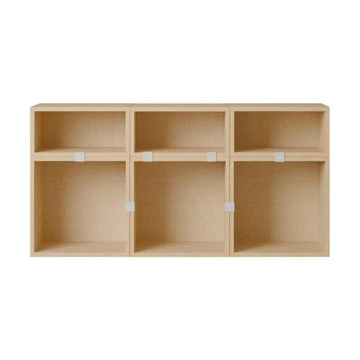 Stacked opbergsysteem dressoir configuratie 5 - Eikenhout - Muuto