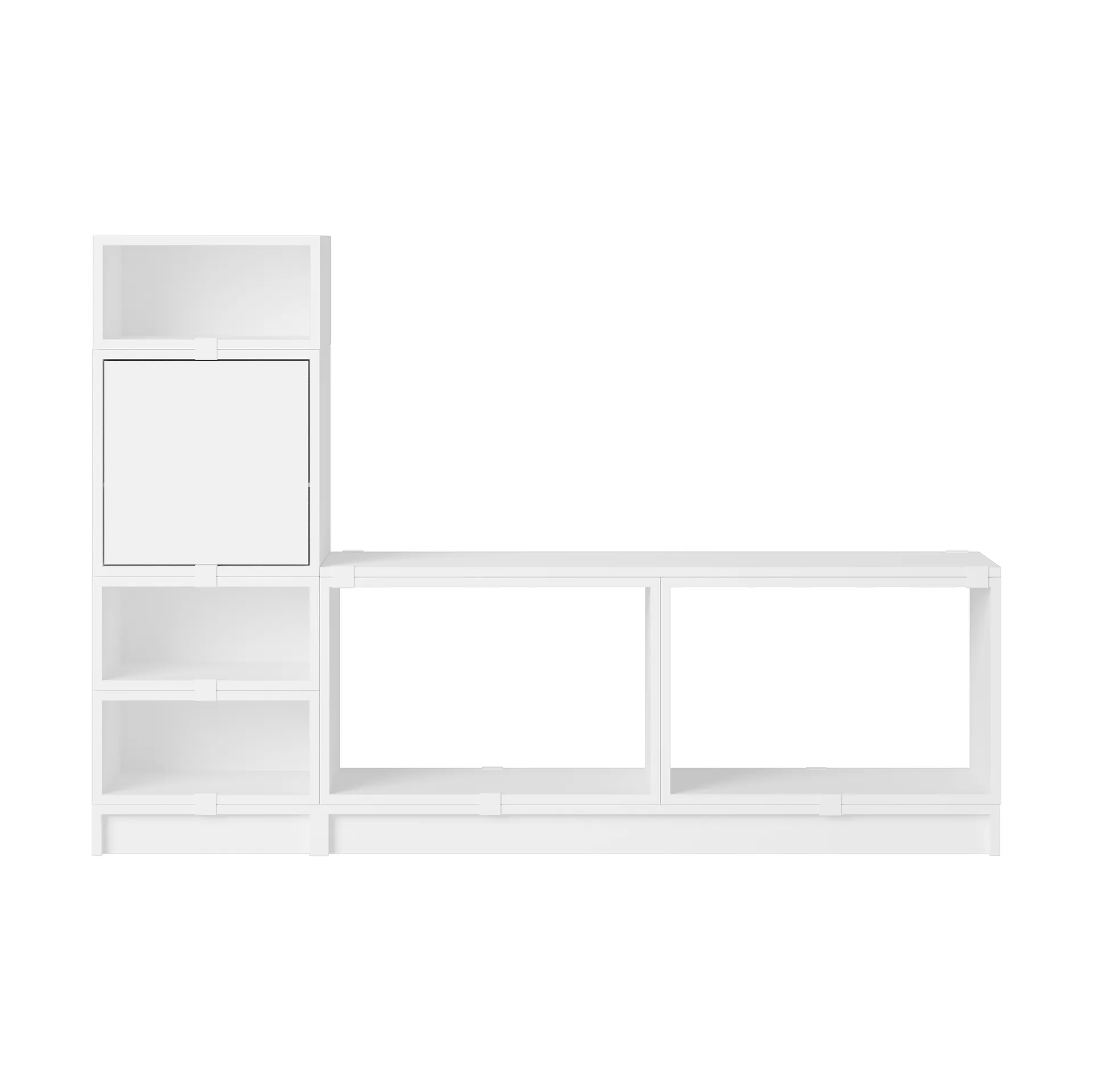 Stacked opbergsysteem hal configuratie 1, Wit Muuto