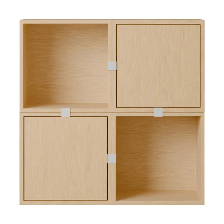 Stacked opbergsysteem hal configuratie 4 - Eikenhout - Muuto
