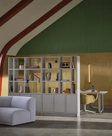 Stacked opbergsysteem kantoor configuratie 2 - Grijs - Muuto