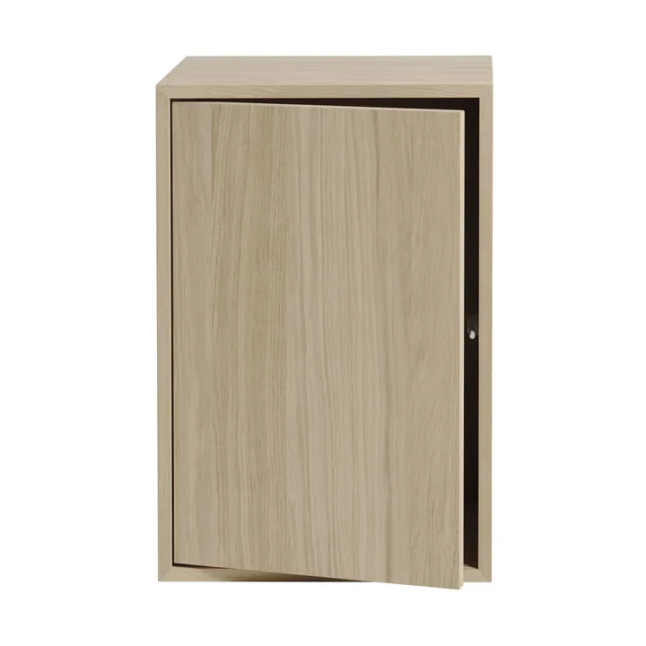 Stacked opbergsysteem met deur large - Eikenhout - Muuto