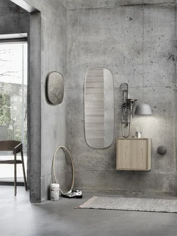 Stacked opbergsysteem met deur medium - Eikenhout - Muuto