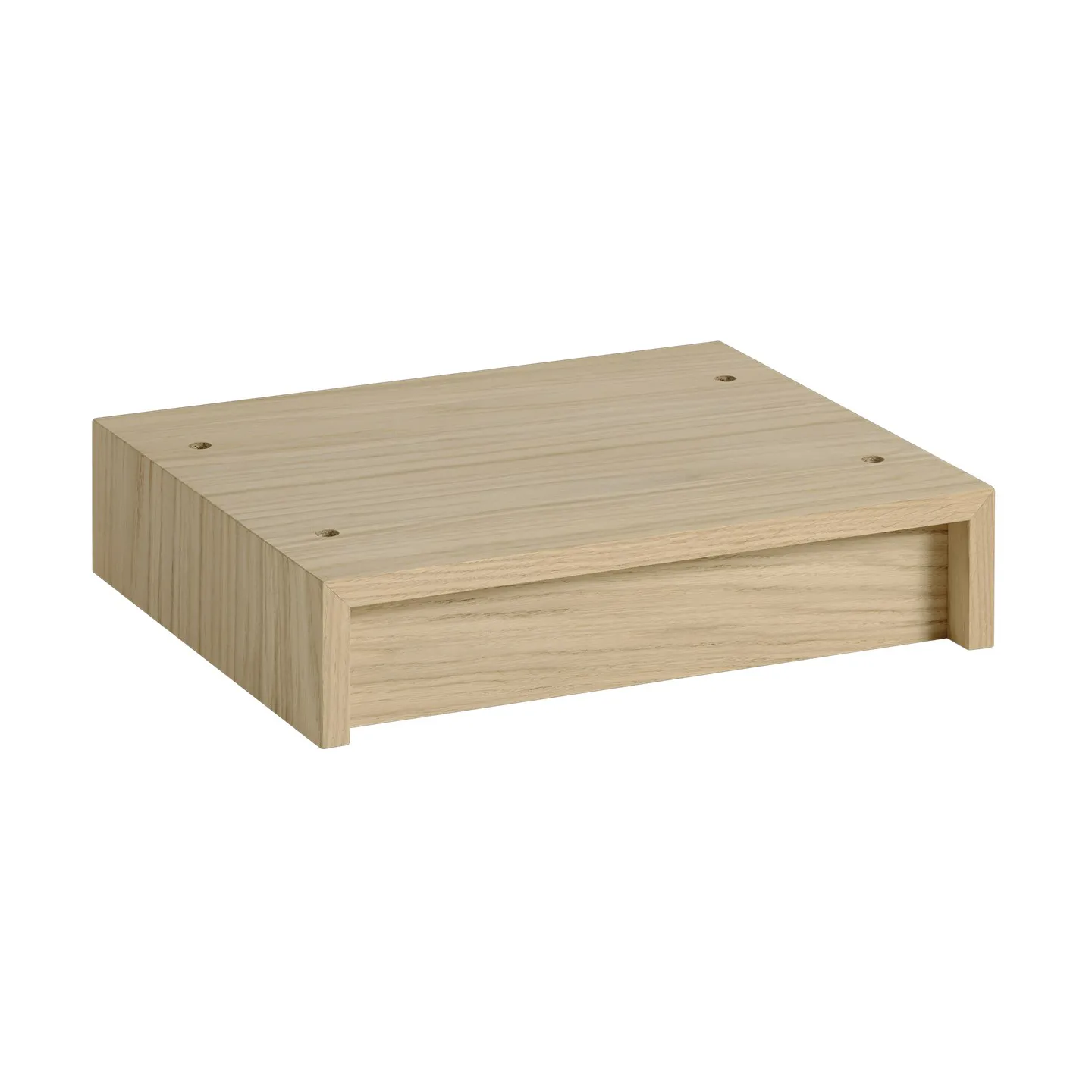 Stacked opbergsysteem plint 43,5x35 cm, Eikenhout Muuto