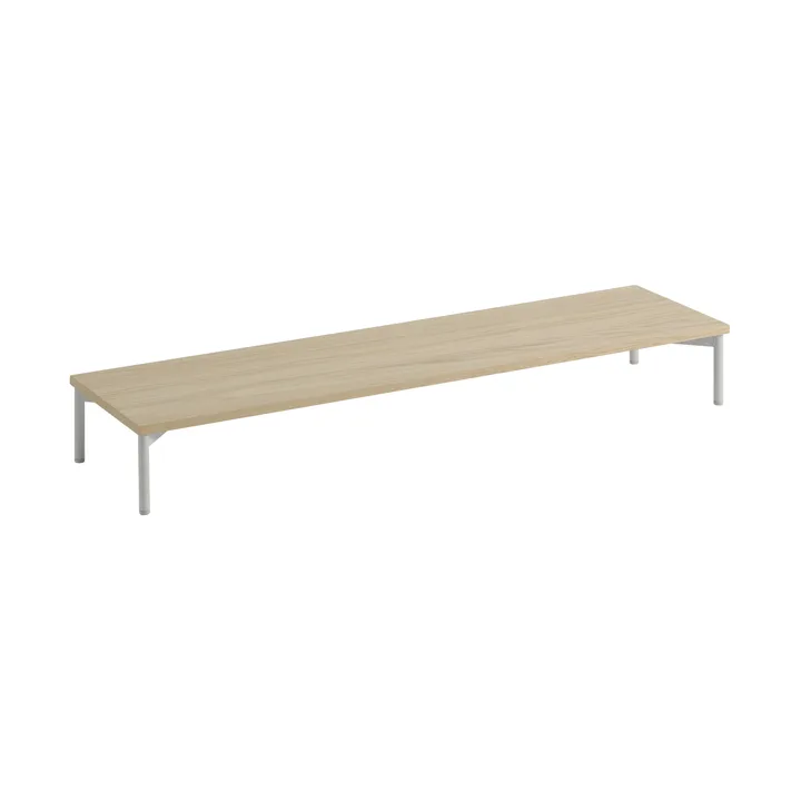 Stacked opbergsysteem podium met tube base - Eik grijs - Muuto