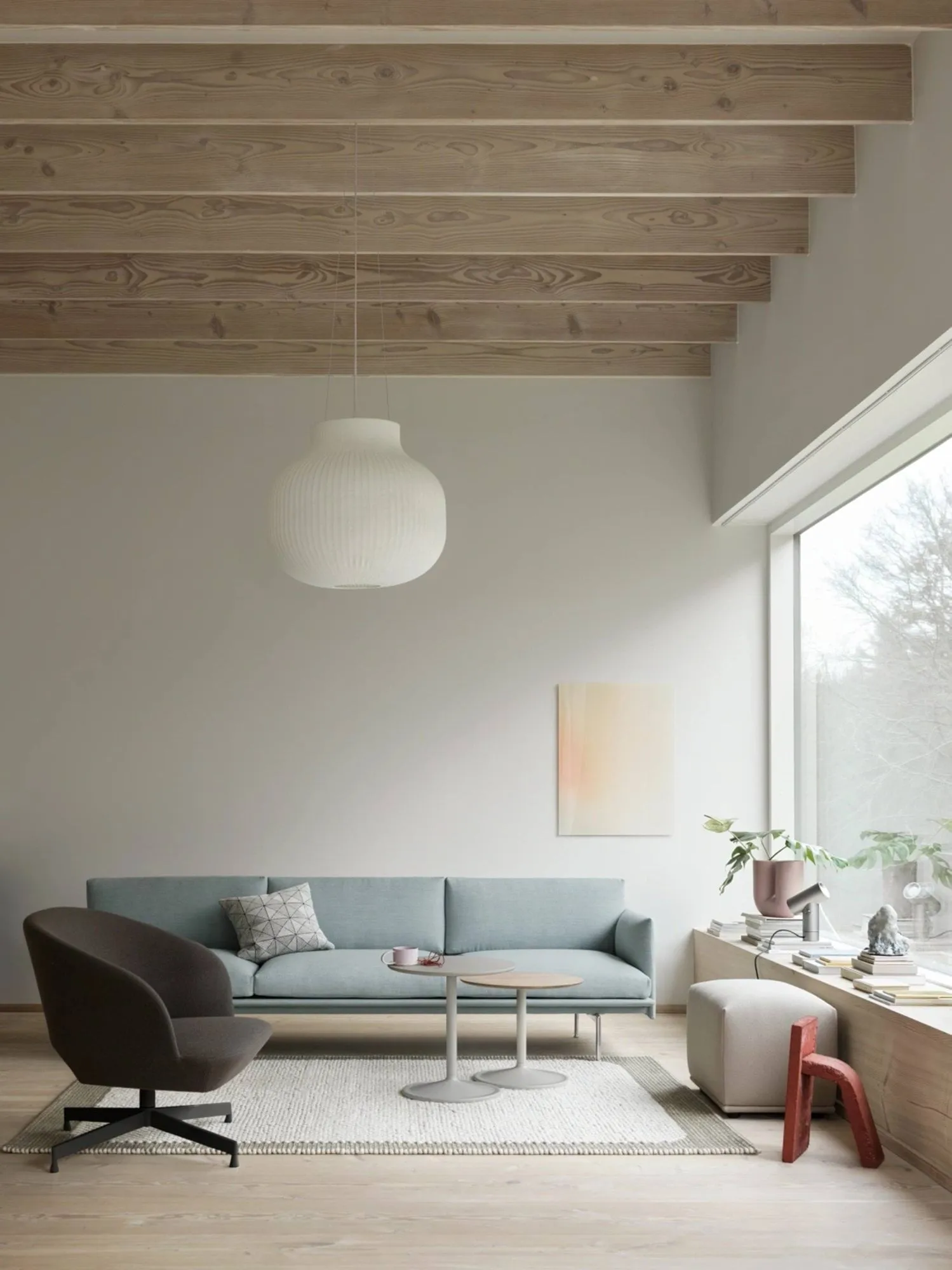 Strand plafondlamp close, 60 cm Muuto