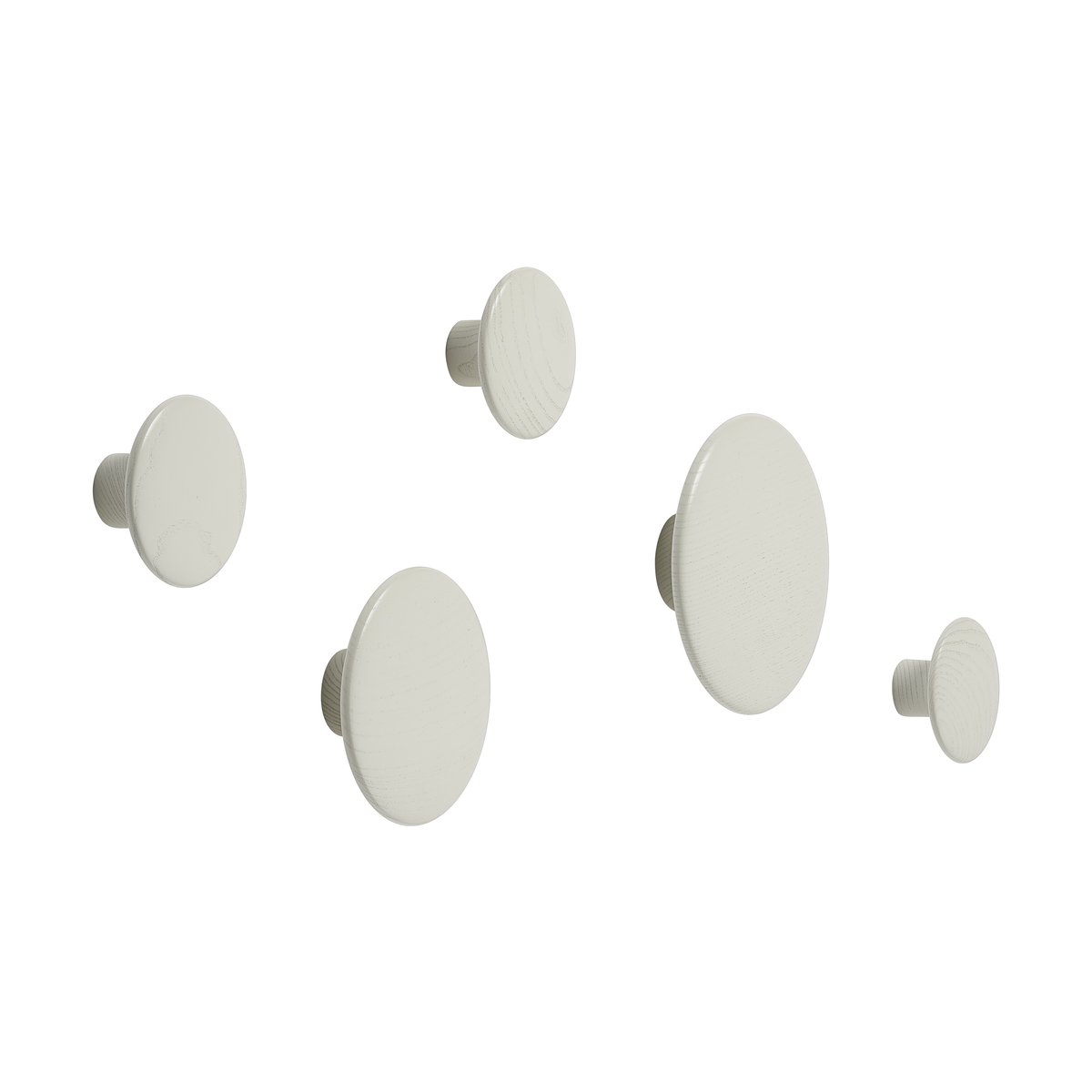 Muuto The dots 5-pack Off White
