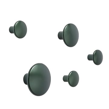 The Dots kledinghaak metaal 2,7 cm - Dark green - Muuto