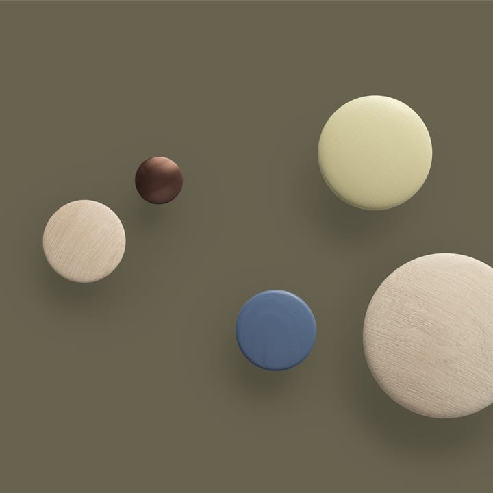 The Dots kledinghaak metaal 2,7 cm, Umber Muuto