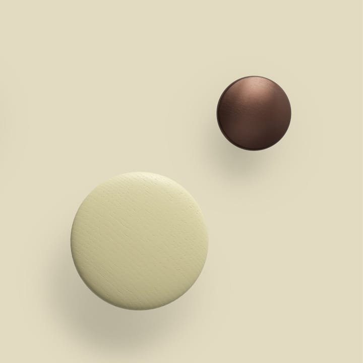 The Dots kledinghaak metaal 2,7 cm, Umber Muuto