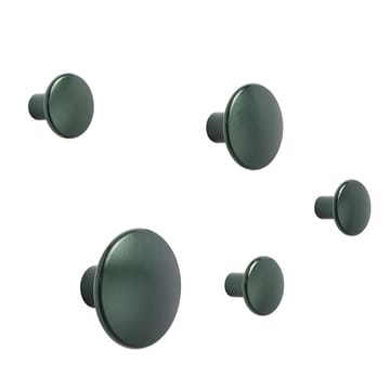 The Dots kledinghaak metaal 3,9 cm - Dark green - Muuto