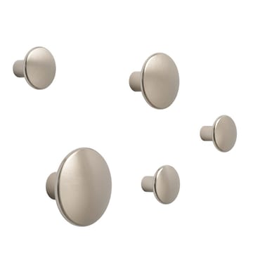 The Dots kledinghaak metaal 3,9 cm - Taupe - Muuto