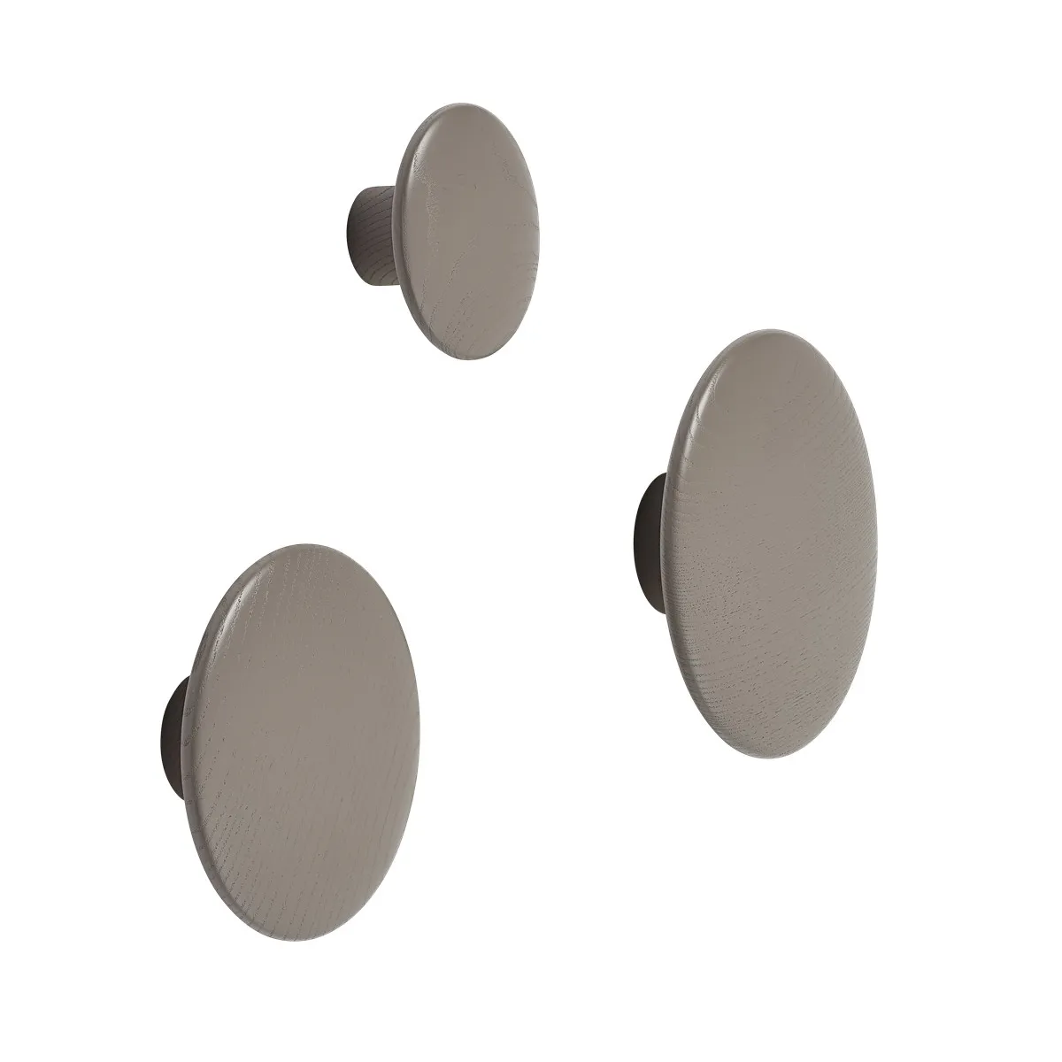 The Dots kledinghaak taupe, Medium Muuto