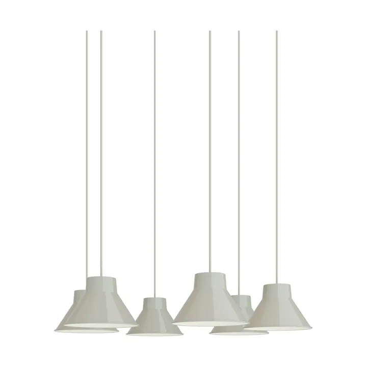 Top Pendant Cluster 6 hanglamp - Grijs, Ø21 cm - Muuto