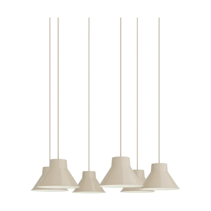 Top Pendant Cluster 6 hanglamp - Zand, Ø21 cm - Muuto