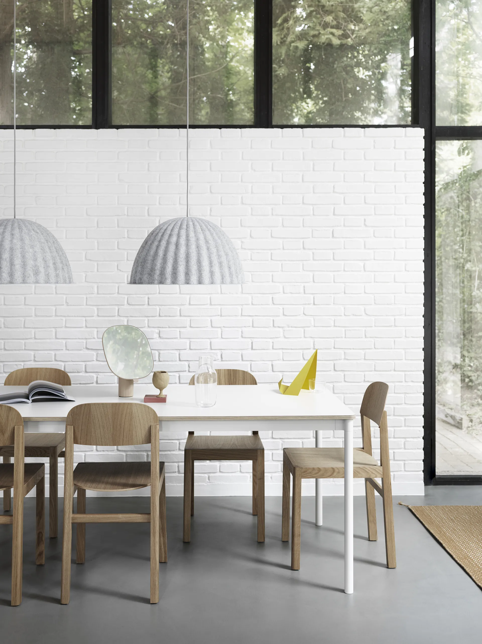 Under the bell hanglamp Ø 55 cm, Dark Green Muuto