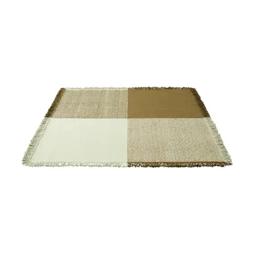 Verso vloerkleed van wol - Pale green-warm brown, 258x258 cm - Muuto