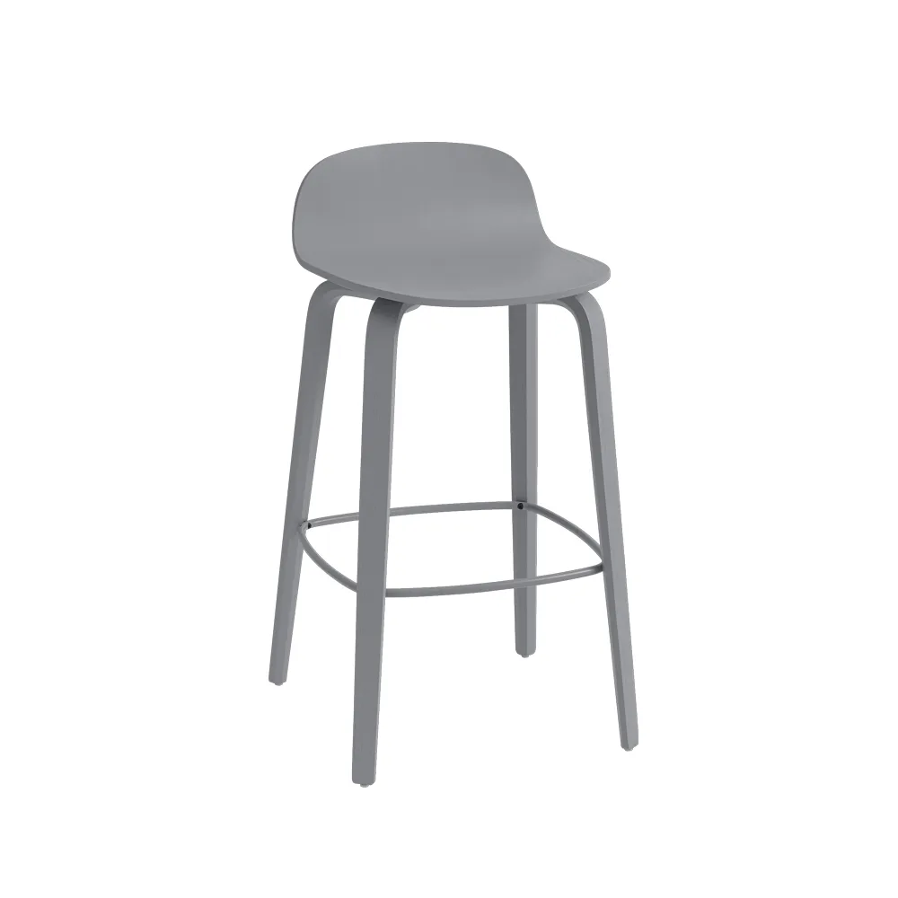 Visu barkruk 65 cm, Grey-Grey Muuto