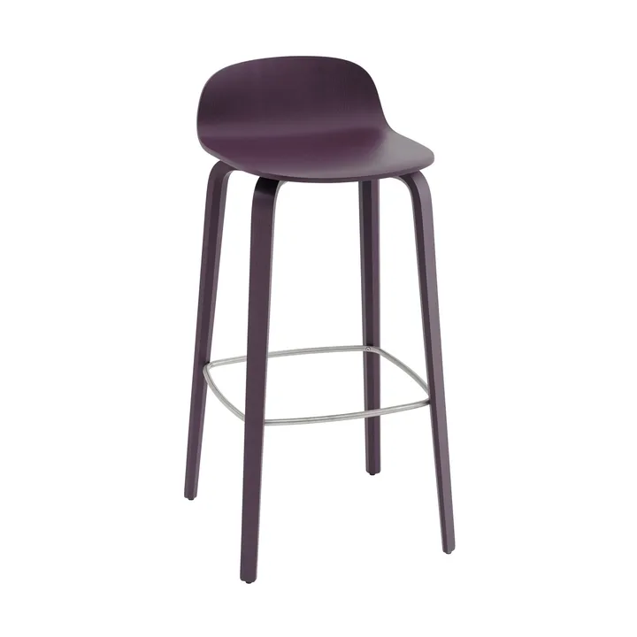 Visu barkruk 75 cm - Dark plum - Muuto