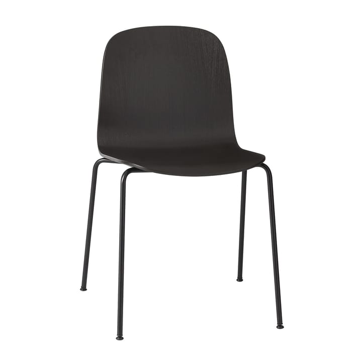 Visu Chair stalen onderstel - Zwart-zwart - Muuto