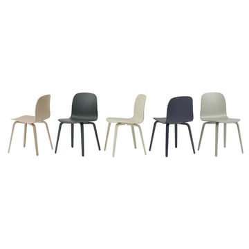 Visu Chair stoel - Dark green - Muuto