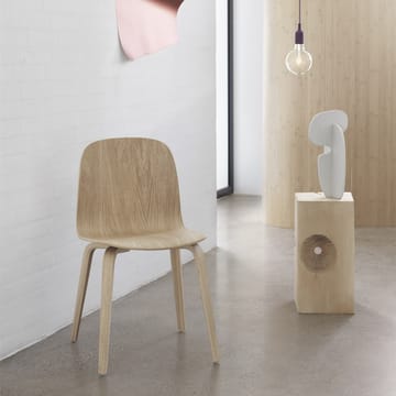 Visu Chair stoel houten onderstel - eikenhout - Muuto