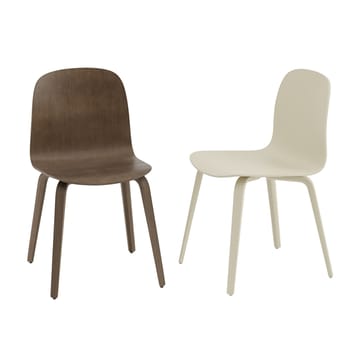 Visu Chair stoel - Stained dark brown - Muuto