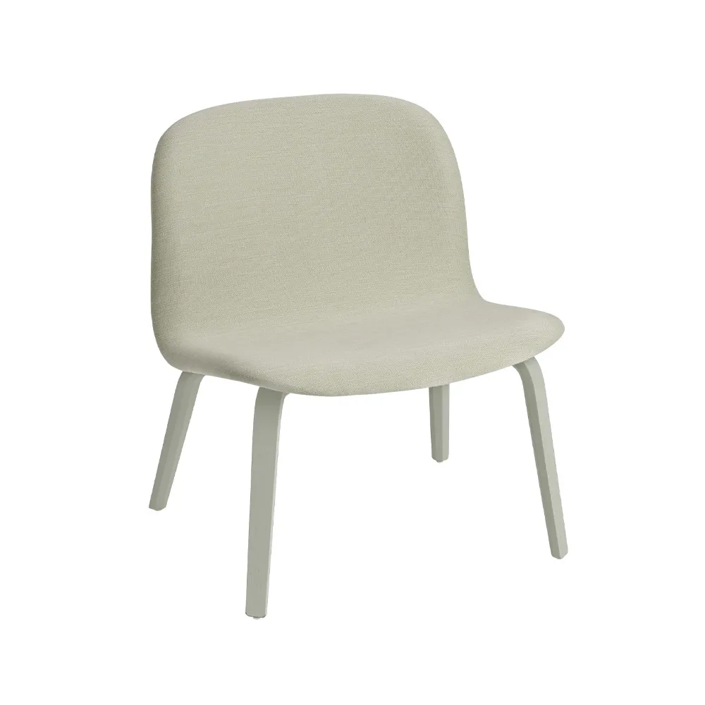 Visu loungefauteuil bekleed stoel, Balder 912-Dusty green Muuto