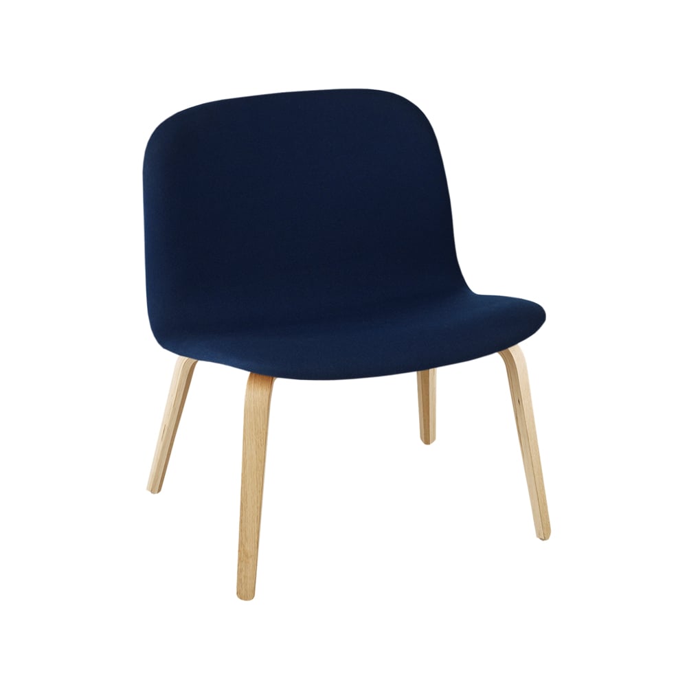 Muuto Visu loungefauteuil bekleed stoel Steelcut 775-Oak