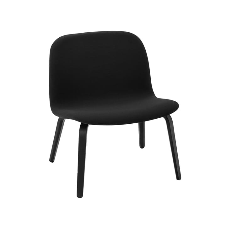 Visu loungefauteuil bekleed stoel - Steelcut trio 190-Black - Muuto