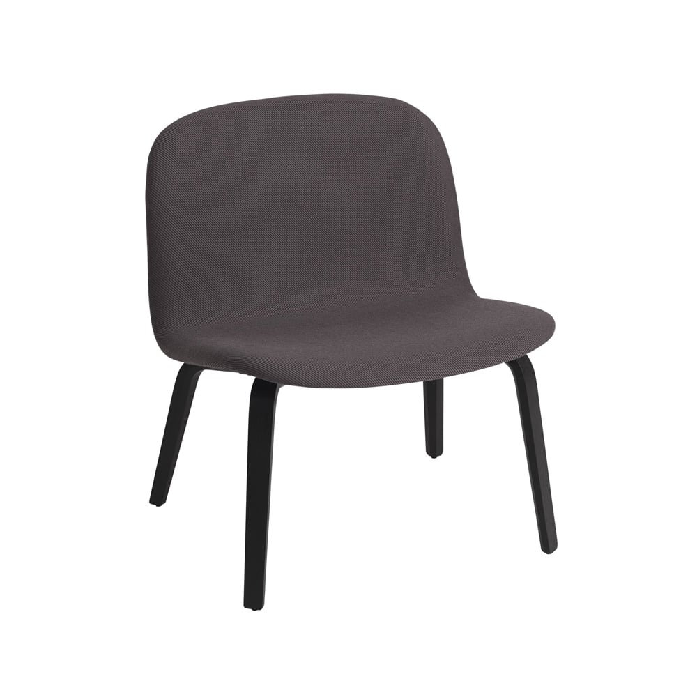 Muuto Visu loungefauteuil bekleed stoel Twill weave 160-Black