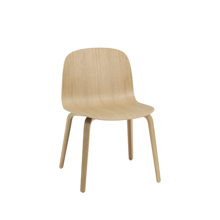 Visu Wide stoel - Oak-Oak - Muuto