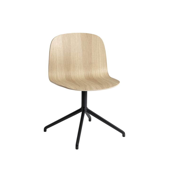 Visu Wide stoel - Oak-Swivel base - Muuto