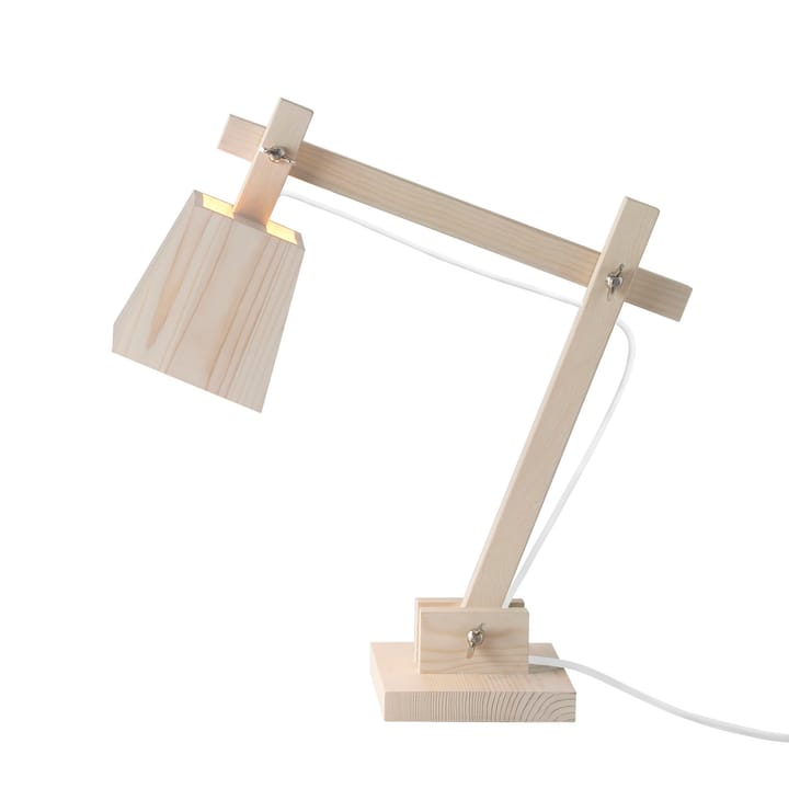 Wood bureaulamp - wit snoer - Muuto
