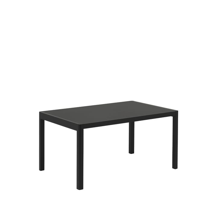 Workshop eettafel - Black linoleum-Black 140x92 cm - Muuto