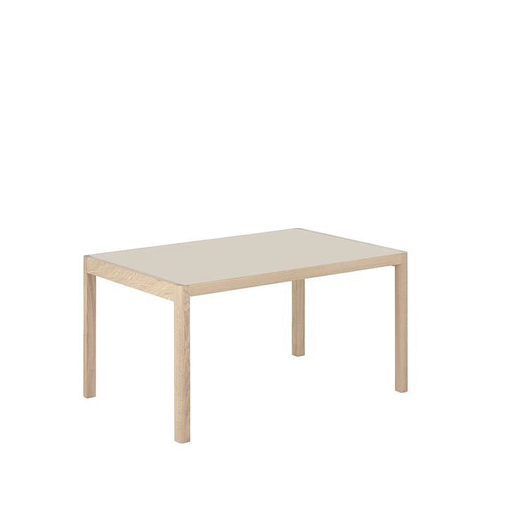 Workshop eettafel - Grey linoleum-Oak 140x92 cm - Muuto