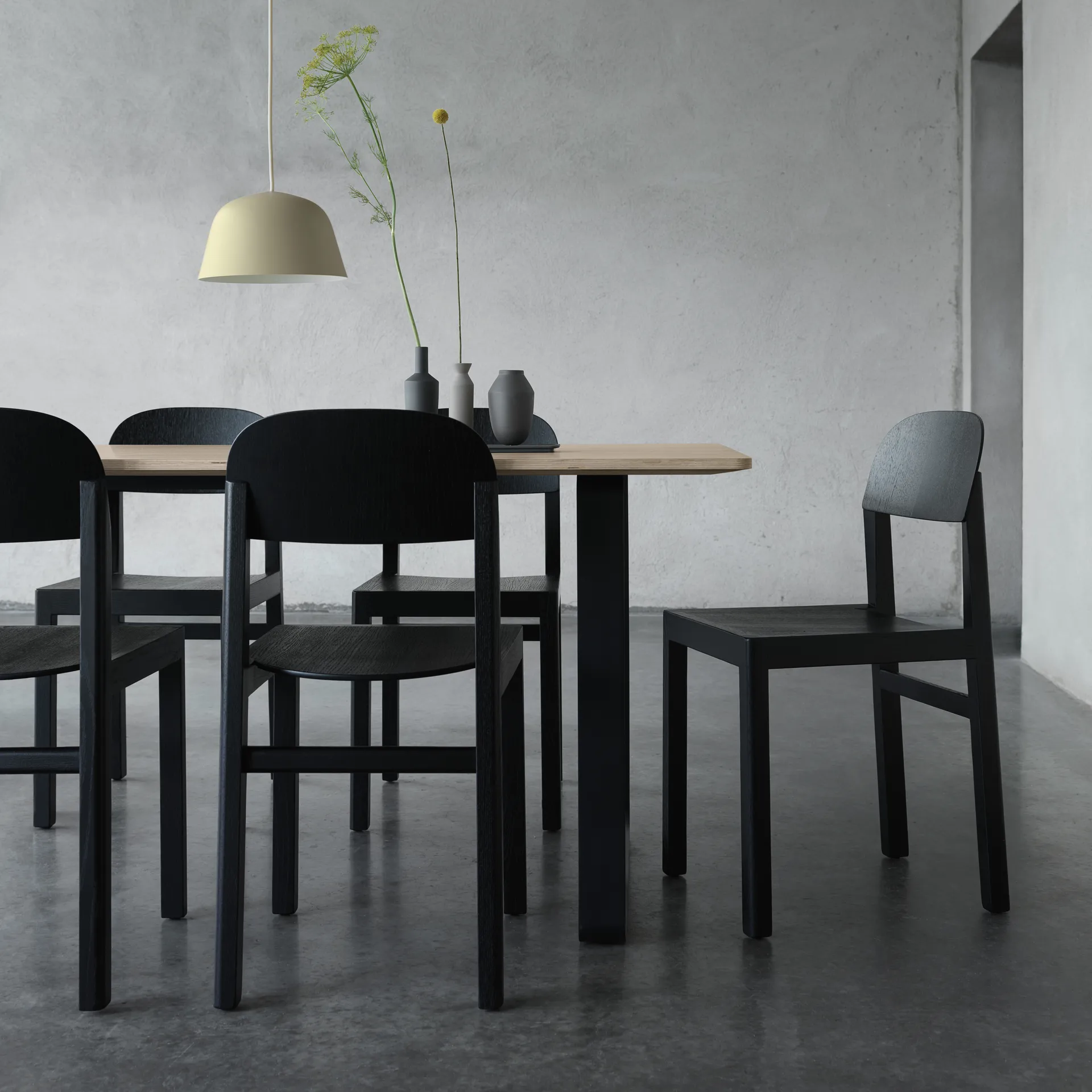 Workshop stoel, Zwart Muuto