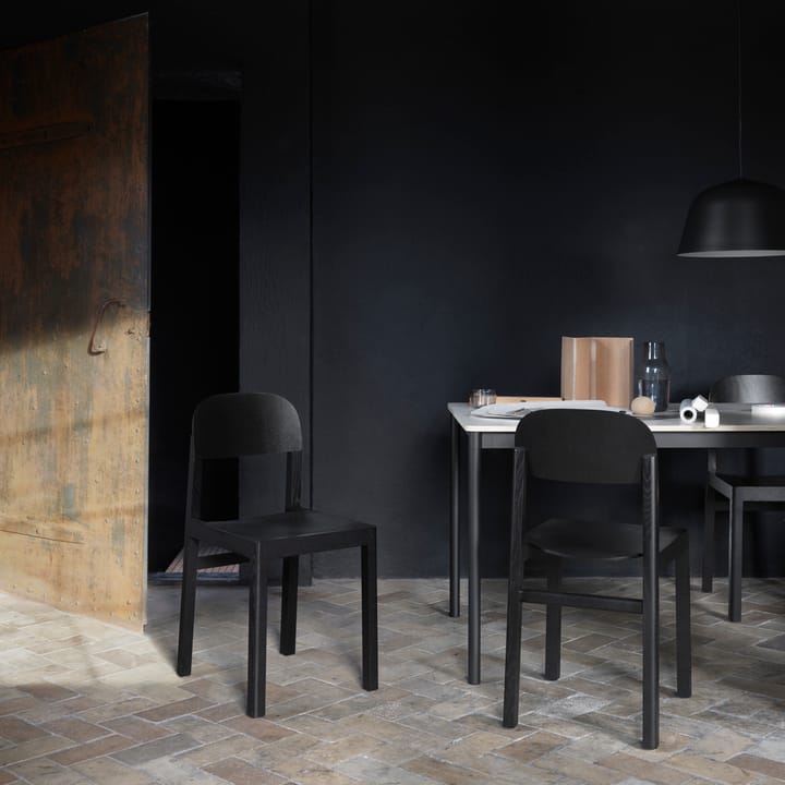 Workshop stoel, Zwart Muuto