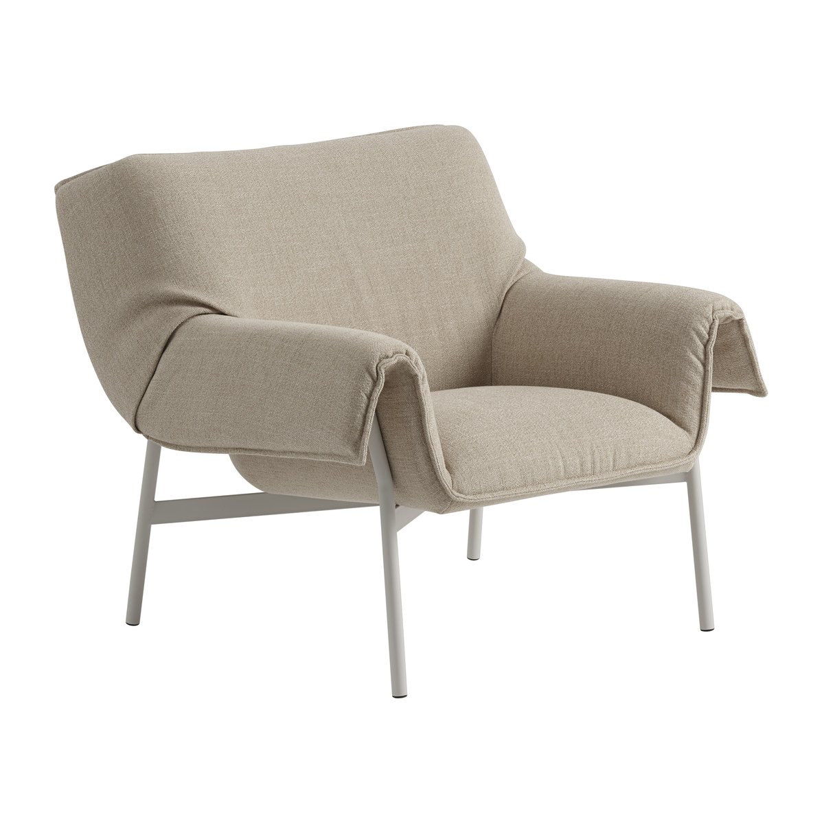 Muuto Wrap Lounge Chair Ecriture 240-grey | Scandinavisch Interieur | Fauteuils, krukken & hockers | Beige
