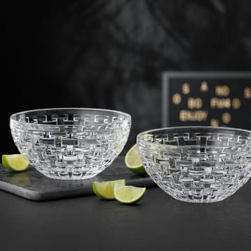 Bossa Nova kom 18 cm 2-pack - Helder - Nachtmann