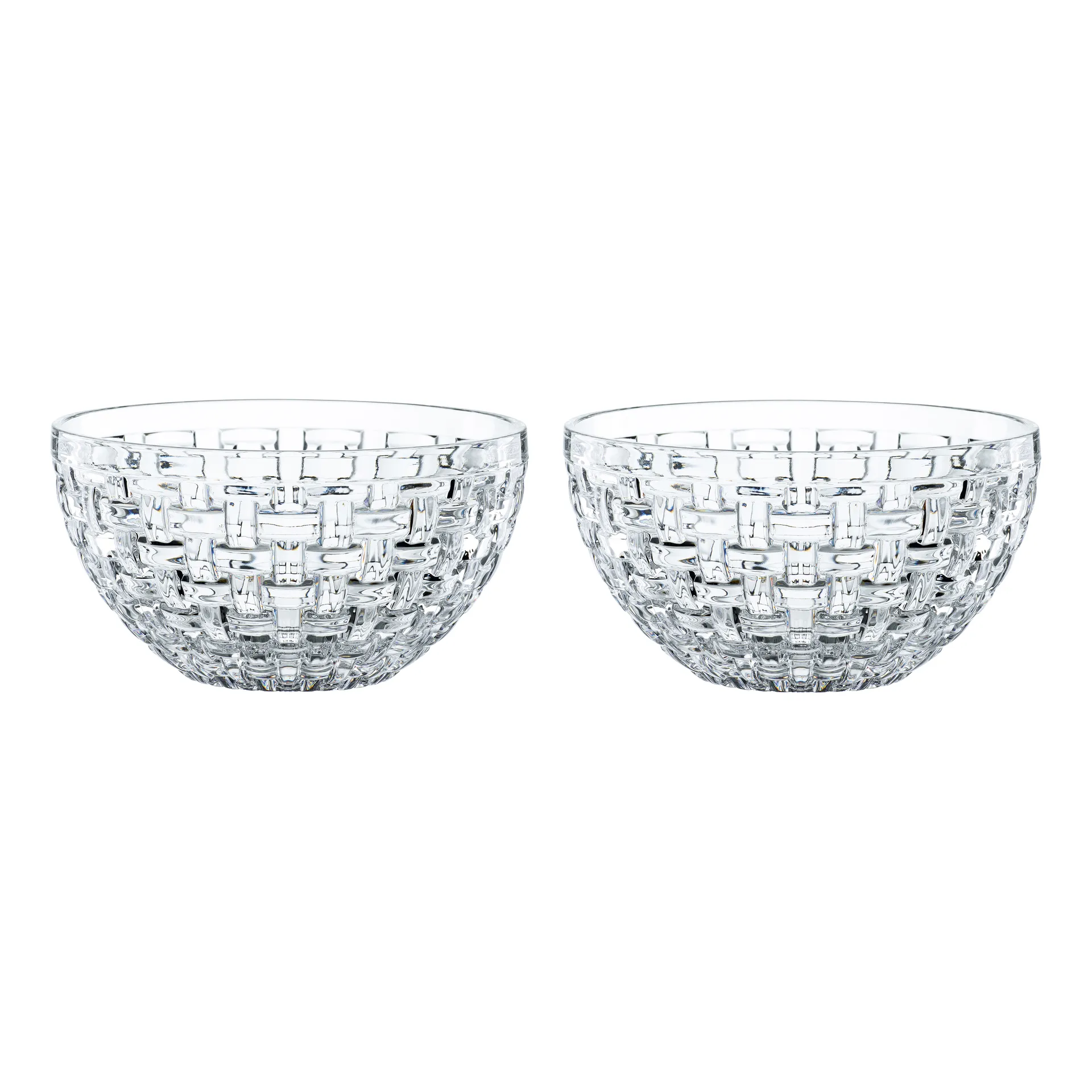 Bossa Nova kom met siliconedeksel Ø15 cm 2-pack, Transparant Nachtmann