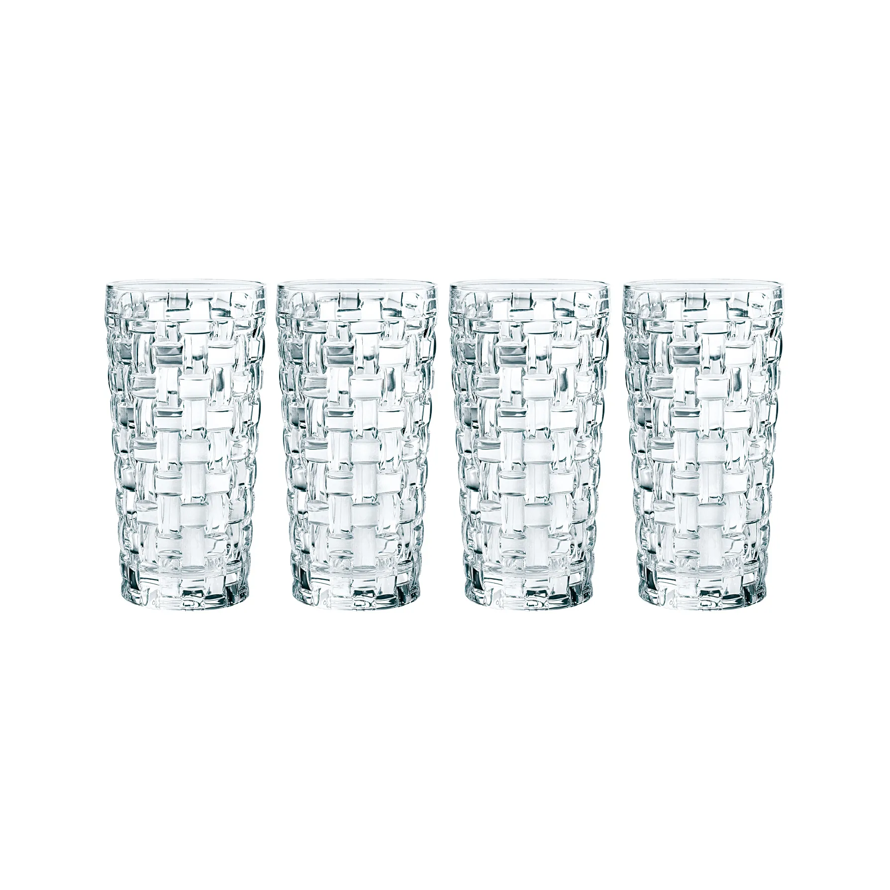 Bossa Nova longdrinkglas 39,5 cl 4 stuks, Helder Nachtmann