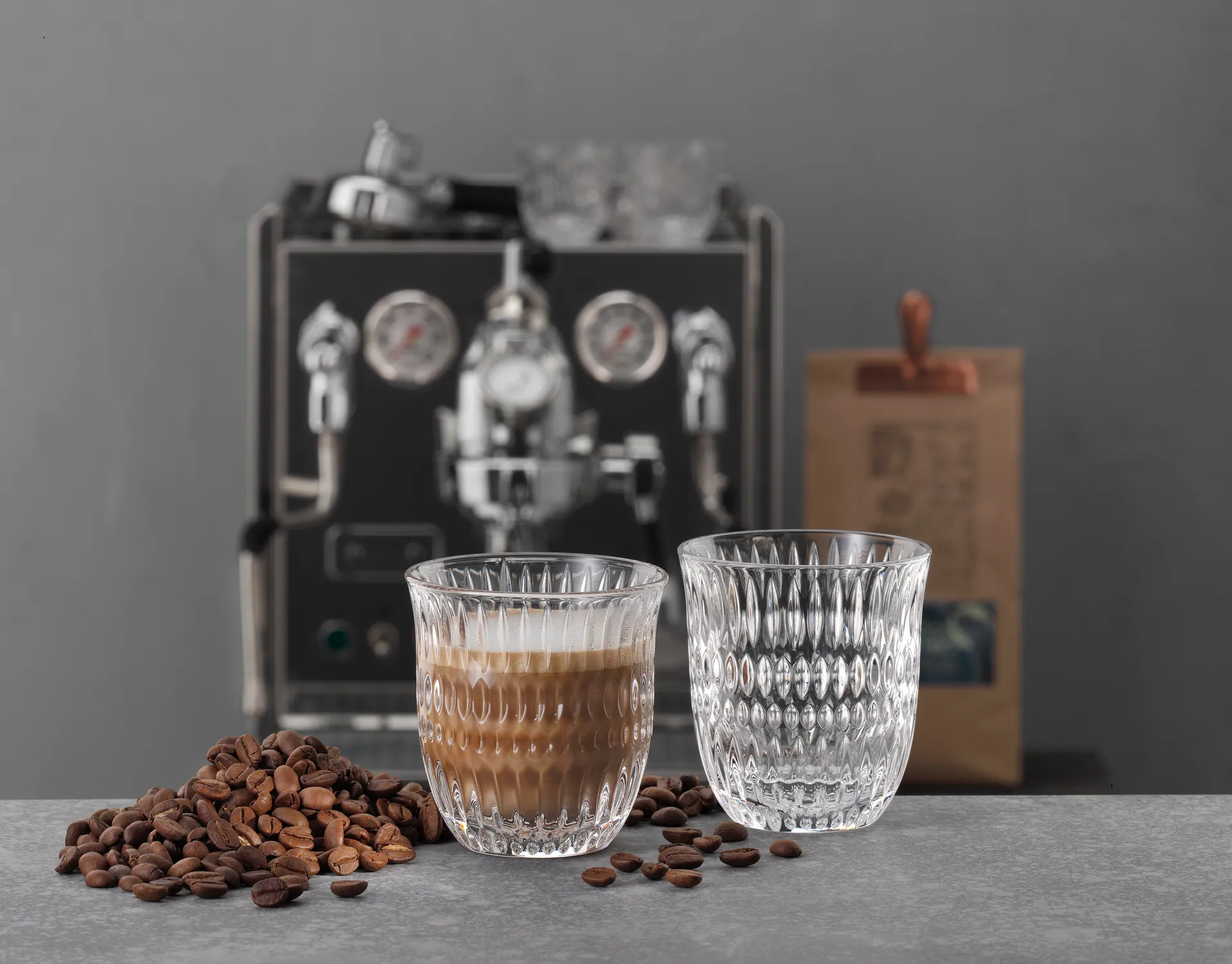 Ethno Barista Cappucinoglas 23,4 cl 2-pack, Clear Nachtmann