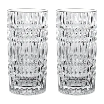 Ethno Barista Latteglas 43,4 cl 2-pack - Clear - Nachtmann